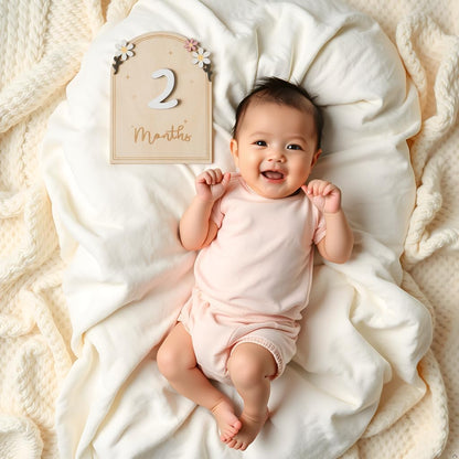 Baby Announcement Sign, Hello World Newborn Sign for Hospital, She’s Here Card, Baby Announcements Ideas, Newborn Photography Props Double-Sided (HW4)